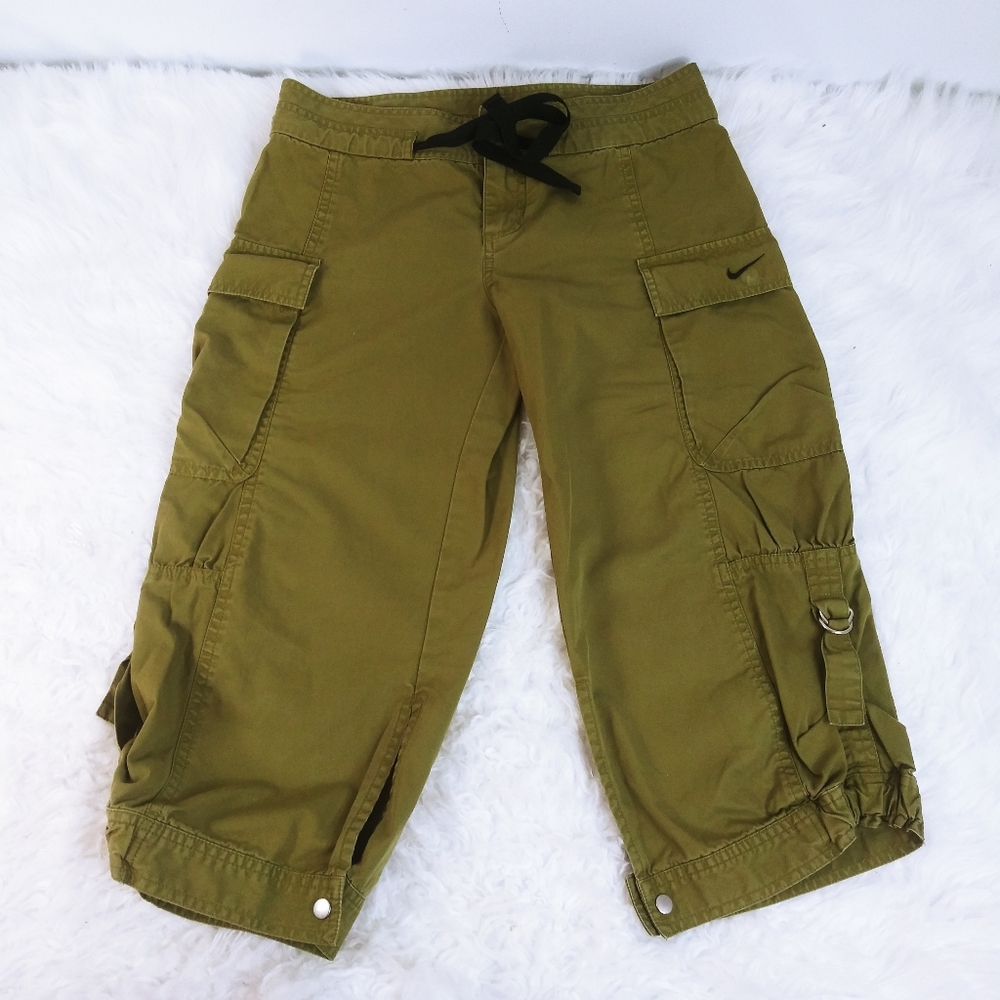 Nike green capri pants size XS